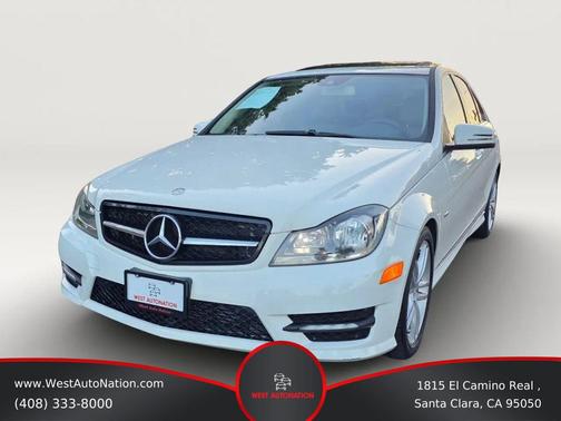 White 2012 Mercedes-Benz C-Class Luxury