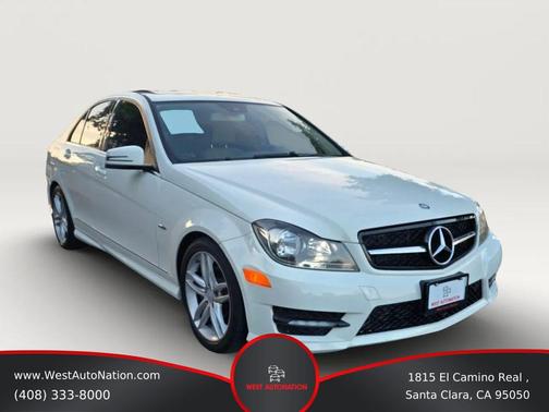 White 2012 Mercedes-Benz C-Class Luxury