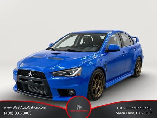Octane Blue Pearl 2010 Mitsubishi Lancer Evolution SE