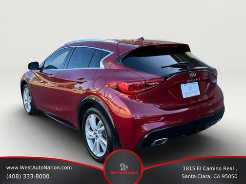Magnetic Red 2019 INFINITI QX30 LUXE