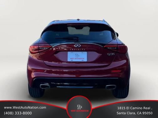 Magnetic Red 2019 INFINITI QX30 LUXE