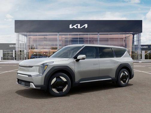 Ivory Silver 2026 Kia EV9 Light Long Range