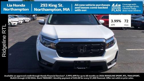 2026 Honda Ridgeline RTL