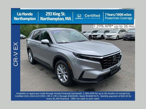 Lunar Silver Metallic 2024 Honda CR-V EX