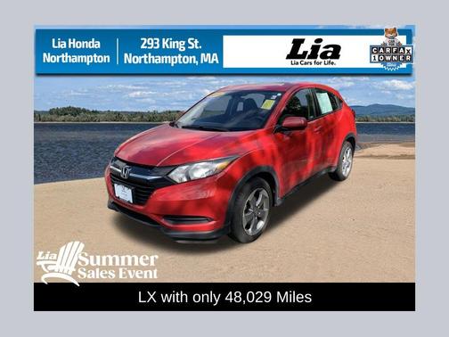 Milano Red 2018 Honda HR-V LX