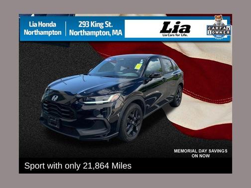Black 2024 Honda HR-V Sport