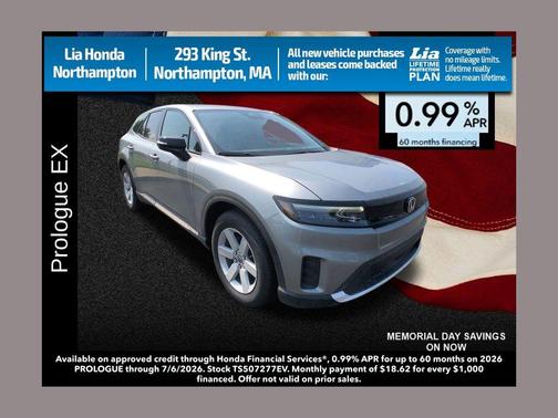 Silver 2026 Honda Prologue EX