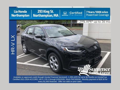 Crystal Black Pearl 2023 Honda HR-V LX