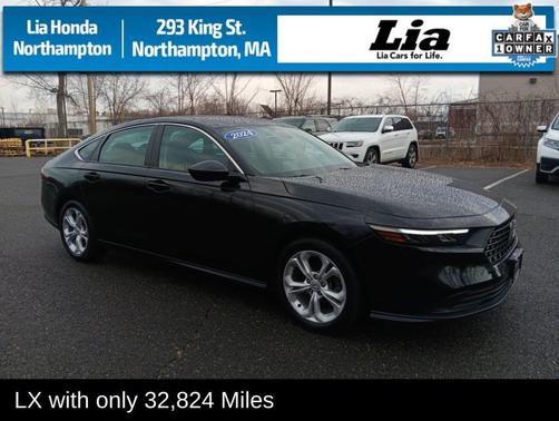 Crystal Black Pearl 2024 Honda Accord LX