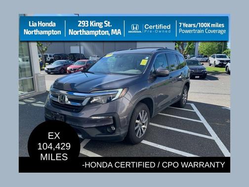Modern Steel Metallic 2019 Honda Pilot EX