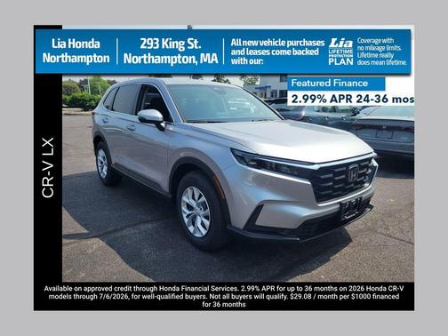 Solar Silver Metallic 2026 Honda CR-V LX
