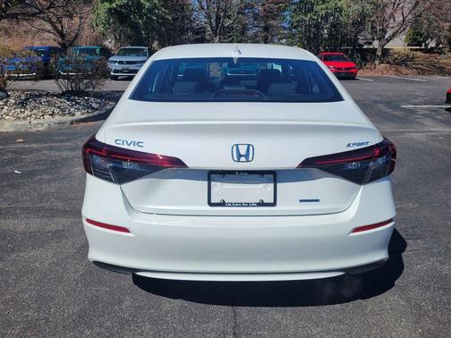 Platinum White Pearl 2026 Honda Civic Hybrid Sport
