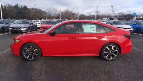 Red 2026 Honda Civic Hybrid Sport Touring