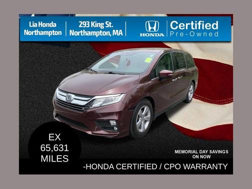Deep Scarlet Pearl 2020 Honda Odyssey EX