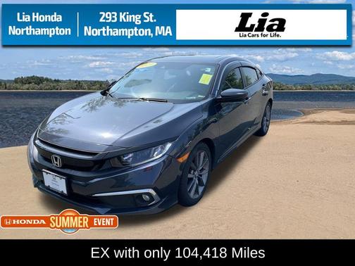 Cosmic Blue Metallic 2019 Honda Civic EX