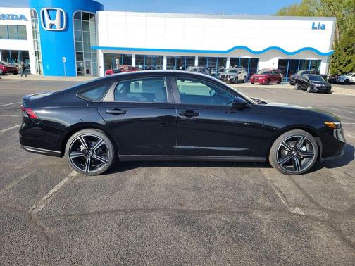 Black 2026 Honda Accord Hybrid Sport