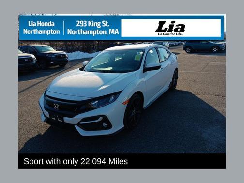 White 2021 Honda Civic Sport