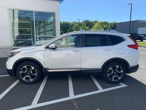 Platinum White Pearl 2019 Honda CR-V Touring