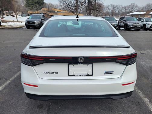 Platinum White Pearl 2026 Honda Accord Hybrid Sport