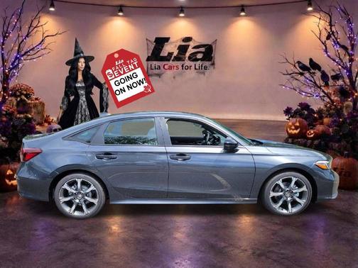 Meteorite Gray Metallic 2026 Honda Civic Hybrid Sport Touring