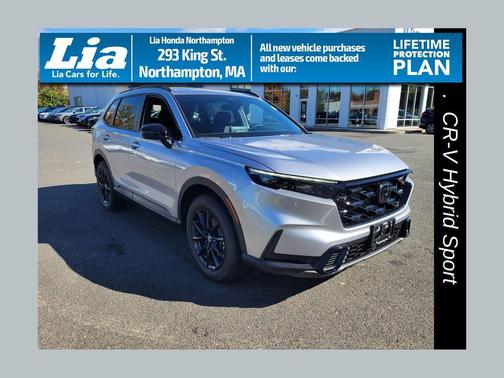 Solar Silver Metallic 2026 Honda CR-V Hybrid Sport