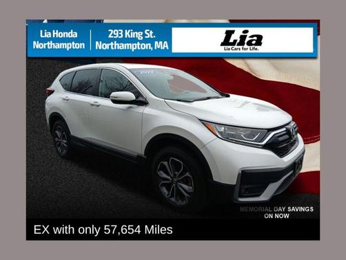 Platinum White Pearl 2022 Honda CR-V EX
