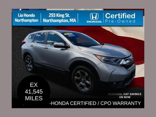 Lunar Silver Metallic 2019 Honda CR-V EX