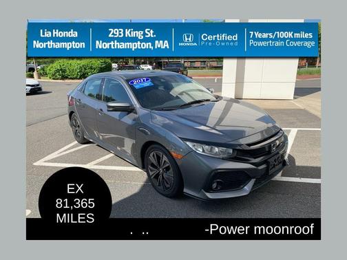 Gray 2017 Honda Civic EX