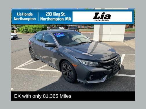Gray 2017 Honda Civic EX