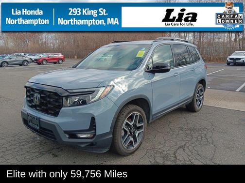 Sonic Gray Pearl 2022 Honda Passport Elite