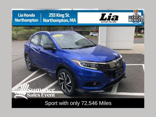 Aegean Blue Metallic 2019 Honda HR-V Sport