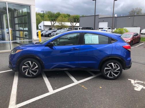 Aegean Blue Metallic 2019 Honda HR-V Sport