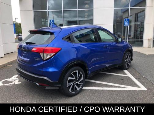 Aegean Blue Metallic 2019 Honda HR-V Sport