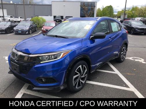 Aegean Blue Metallic 2019 Honda HR-V Sport