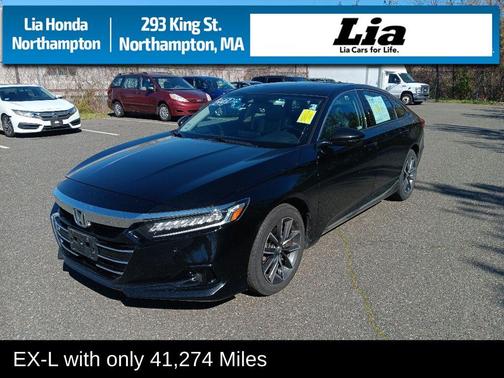 Crystal Black Pearl 2021 Honda Accord EX-L