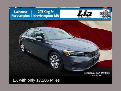 Meteorite Gray Metallic 2023 Honda Civic LX