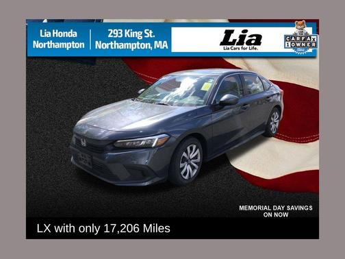 Meteorite Gray Metallic 2023 Honda Civic LX
