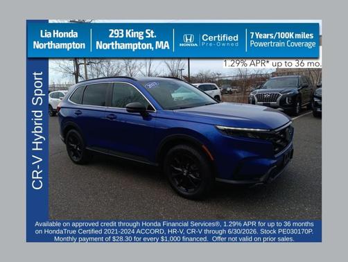 Still Night Pearl 2023 Honda CR-V Hybrid Sport