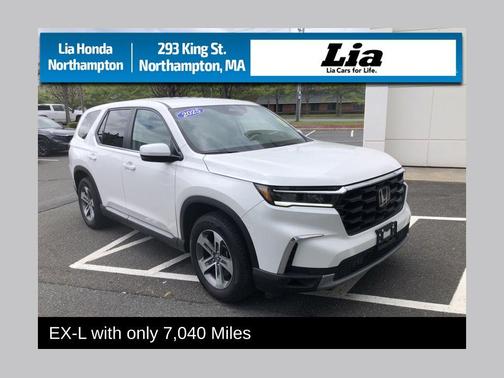 Platinum White Pearl 2025 Honda Pilot EX-L