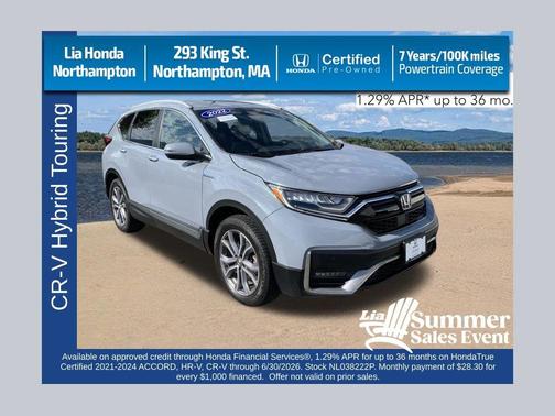 Sonic Gray Pearl 2022 Honda CR-V Hybrid Touring