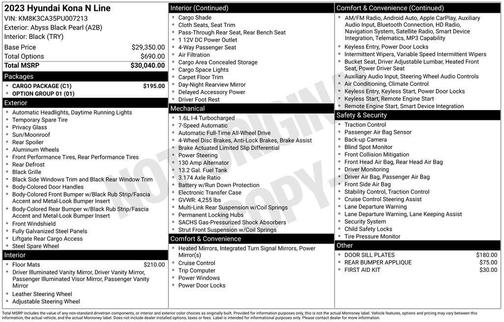 2023 Hyundai KONA N Line