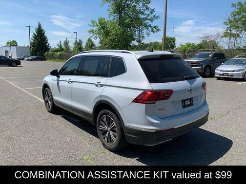 White Silver Metallic 2019 Volkswagen Tiguan 2.0T SEL