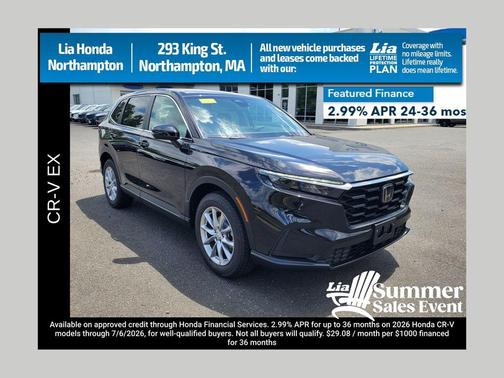 Black 2026 Honda CR-V EX