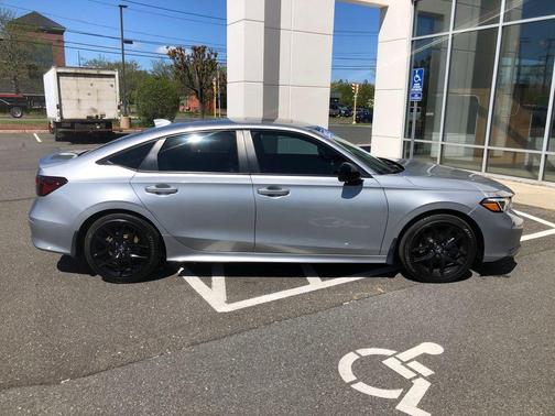 Solar Silver Metallic 2025 Honda Civic Hybrid