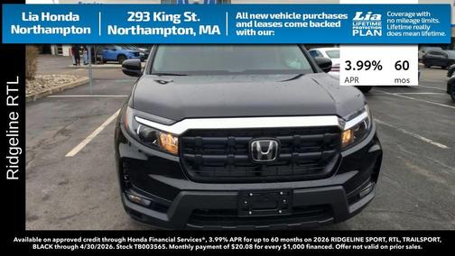 2026 Honda Ridgeline RTL