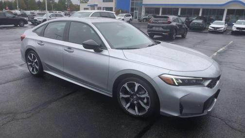 Solar Silver Metallic 2026 Honda Civic Hybrid Sport Touring