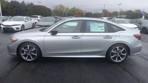 Solar Silver Metallic 2026 Honda Civic Hybrid Sport Touring