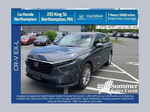 Meteorite Gray Metallic 2023 Honda CR-V EX-L
