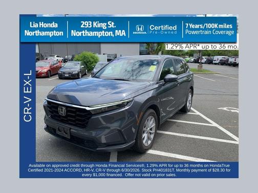 Meteorite Gray Metallic 2023 Honda CR-V EX-L