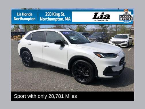 Platinum White Pearl 2025 Honda HR-V Sport